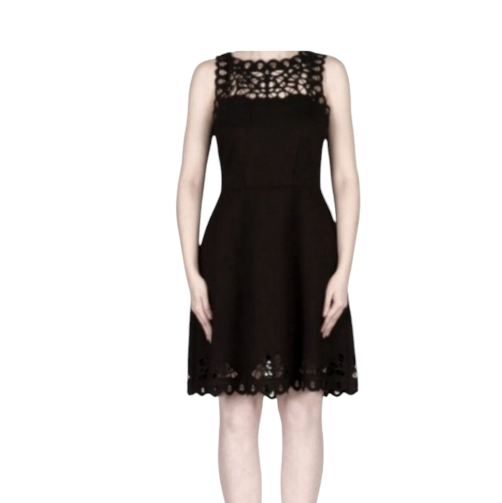 Joseph Ribkoff Black Cutout Dress - Picture 2 of 6